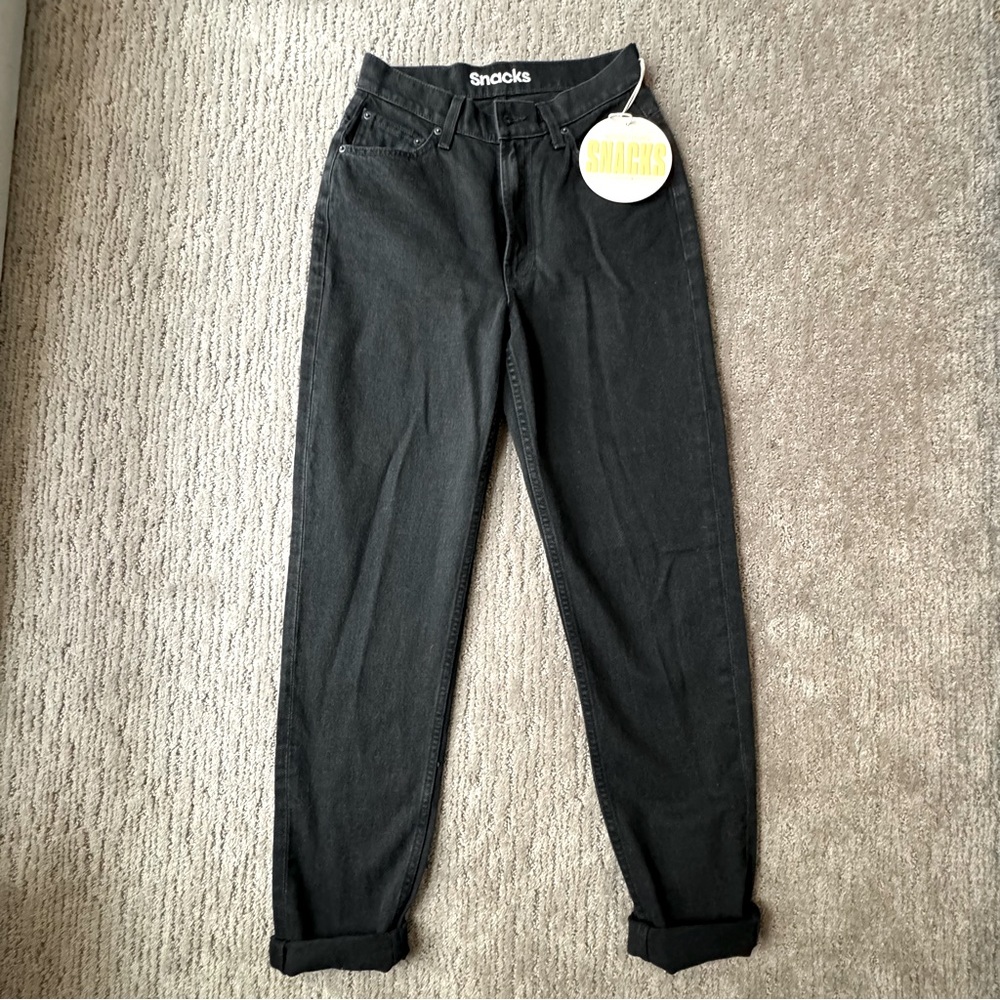 Mother Jeans Designer High Waisted Twizzy Skimp Straight Leg Jeans 26 NWT